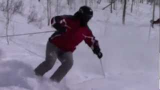 Skiing in the trees at Beaver Creek with Peter Thomson [upl. by Weight]