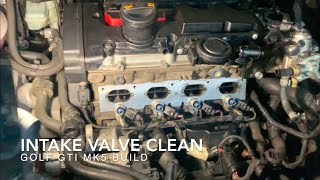 EP5 Golf GTI MK5 Intake Valve Clean  Golf GTI Mk5 Build [upl. by Hnid260]