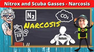 Scuba Diving Gasses  Narcosis Nitrogen amp Carbon Dioxide [upl. by Halden755]