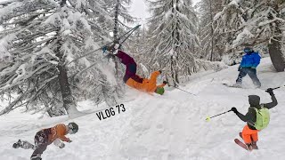 VLOG 73 BACKFLIP AND POW DAY Tarvisio [upl. by Arorua]