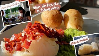 Lutefisk món ăn của ngươi Na Uy lần đầu Huyền nấu [upl. by Ahseirej]