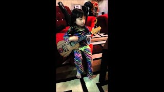 Putih putih melati ukulele cover by aryanna alyssa [upl. by Adner]