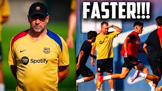 HANSI FLICK SHOCKS Barcelona players in his First Training Session This is what HAPPENED [upl. by Toddie]