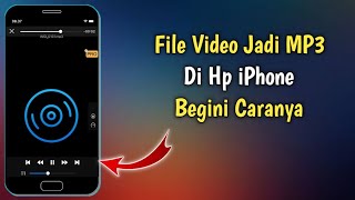 Cara Mengubah File Video ke MP3 di iPhone dan iPad  Video Jadi Audio [upl. by Bertha]