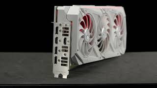 ASUS ROG Strix NVIDIA GeForce RTX 3070 White OC Edition Gaming Graphics Card ETail video [upl. by Eire]