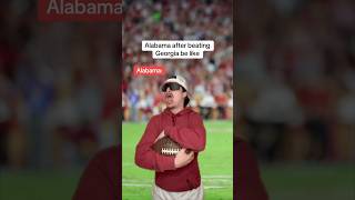 Alabama after beating Georgia be like😂🏈 [upl. by Okwu]