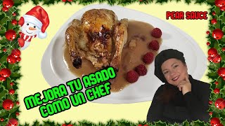 🍐SALSA de PERAS para tu asado de NAVIDADPEAR SAUCE for your CHRISTMAS roast [upl. by Nillek5]