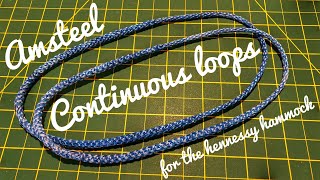 Amsteel continuous loop for Hennessy Hammock [upl. by Akselaw192]