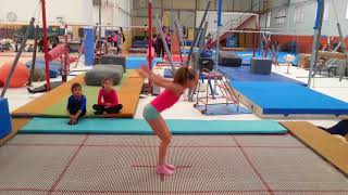 Primi elementi al trampolone GYMNASTICS TUTORIAL ginnastica artistica CSB [upl. by Voss405]