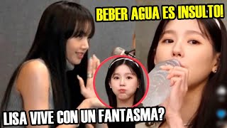 EL FANTASMA DE LISA BLACKPINK MIYEON GIDLE CRITICADA POR BEBER AGUA VIVIZ BTS KPOP [upl. by Layne]