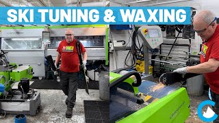 Ski Tuning amp Waxing Walkthrough at Corbetts Ski  Snowboard [upl. by Onitrof]