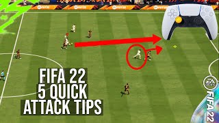 FIFA 22  5 BEST ATTACKING TIPS TO INSTANTLY IMPROVE amp SCORE MORE GOALS [upl. by Lezti]