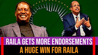 Raila Odinga Secures Major Endorsements A GameChanger in Kenyan Politics [upl. by Nickolas]