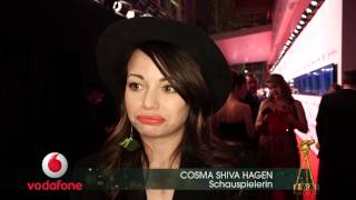 Cosma Shiva Hagen im Interview – GOLDENE KAMERA 2015 [upl. by Fairlie562]