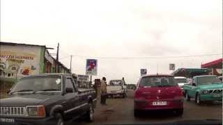 Driving in Lesotho Lowland ButhaButhe  Hlotse Leribe [upl. by Kcirdnekal386]