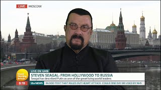 Steven Seagal full interview with Piers Morgan 2017 [upl. by Phina]