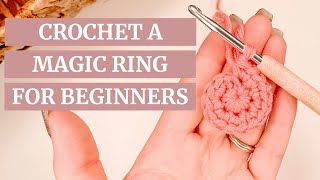 How to make a PERFECT MAGIC RING l SLOW stepbystep l Crochet for Beginners [upl. by Delly505]