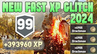 AC Odyssey XP Glitch 2024 amp Fast Money Drachmae Farm Exploit Level Up Fast LVL Exp Leveling [upl. by Neuberger]