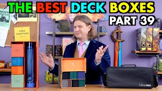 The Best Deck Boxes 39  Ultimate Guard Omnihive Ultra Pro Deluxe Trove Gamegenic Games Lair 600 [upl. by Martz336]