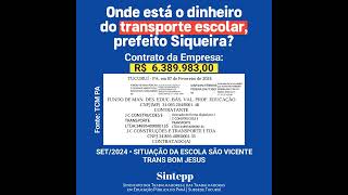 Tucuruí sem transporte escolar os veículos estão sendo utilizados na campanha do atual prefeito [upl. by Abby]