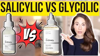 SALICYLIC ACID VS GLYCOLIC ACID  Which one should you use [upl. by Naugan667]