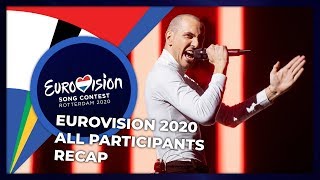 Eurovision 2020  All Participants  RECAP [upl. by Yerffoej]