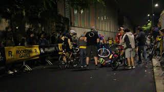 Red Hook Crit Milano 2018 Crash [upl. by Salvatore]