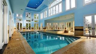 🔝 Indoor Swimming Pool In House Design Tour Ideas 2018  Best Build Construction Ever For Your Home [upl. by Ihteerp853]