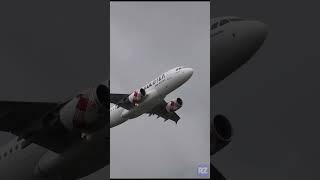 VOLOTEA AIRBUS 319 ECMTC Takeoff at Tallinn Airport [upl. by Wenoa785]