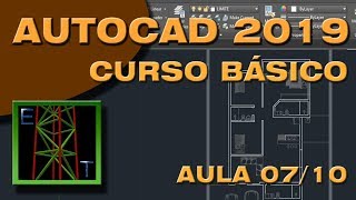 AutoCAD 2019  Aula 0710  Curso básico para iniciantes  Match Properties [upl. by Arbmik]