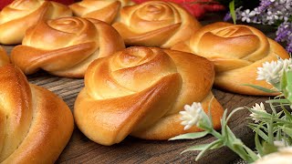 Das Rezept gehört meiner Urgroßmutter Die ganze Familie liebt dieses Rosenbrötchen Rezept [upl. by Lind334]