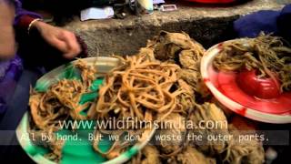 How Handmade paper is made in Bhutan [upl. by Corb536]