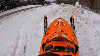 Arctic Cat Crossfire 1000r Ditch riding with loud GGB can pulled over by game warden [upl. by Ailemaj789]