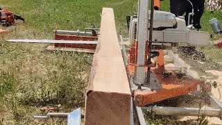 offgrid log to lumber with Norwood PM14 sawmill [upl. by Ahsined]