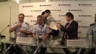 FAB e Embraer assinam contrato de manutenção das aeronaves A29 Super Tucano [upl. by Karylin]