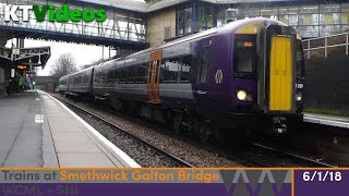 Trains at Smethwick Galton Bridge WCML  SHL  6118 [upl. by Kraul]