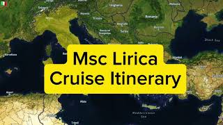 Msc Lirica Cruise Itinerary 7 days Cruise Until November 17 2024 [upl. by Dombrowski]