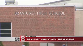 Police investigate trespasser at Branford High School [upl. by Ainoda53]