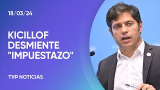 Kicillof anunció el aumento de sueldos y jubilaciones a estatales en la provincia de Buenos Aires [upl. by Mit]