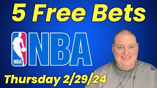 Thursday 5 Free NBA Picks amp Betting Predictions  22924 l Picks amp Parlays [upl. by Rafael162]