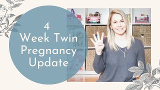 TWIN Pregnancy Update  Week 4  Secondary Infertility amp IUI Success [upl. by Clinton]