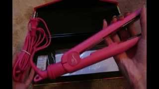 Herstyler 1quot inch Titanium Flat Iron Review [upl. by Tatum]