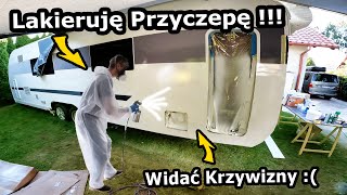 Nakładam Lakier na Ścianę  Jak Wygląda Przyczepa Kempingowa po Malowaniu Wyjeżdżamy do 980 [upl. by Mcclish]