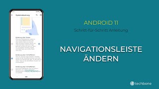 Navigationsleiste ändern Android 11 [upl. by Hach]