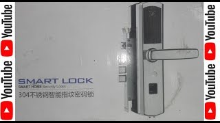 SMART LOCK CERRADURA INTELIGENTE DIGITAL BIOMETRICA [upl. by Us]