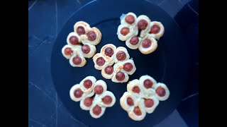 Fiori di pasta sfoglia Flowers with puff pastry [upl. by Ylimme]