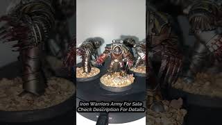 Iron Warriors Cataphractii Terminators slpminis 40k warhammer40k warhammerminiatures miniature [upl. by Yllil42]