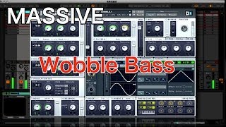 Wobble Bass（ワブルベース）の作り方 《Massive 使い方》（Sleepfreaks DTMスクール） [upl. by Lipinski]