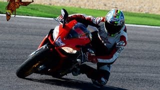 2013 Aprilia RSV4 R and Factory APRC ABS at Estoril Full Review [upl. by Nibuz]