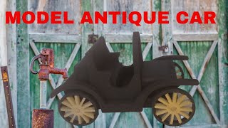 Scroll Saw Wooden Model Car [upl. by Ramsdell45]